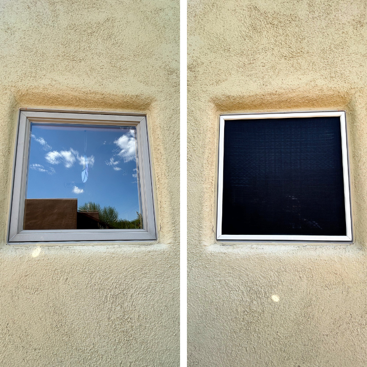 Sun Screen before and after